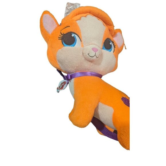 Disney Princess Palace Pets Pumpkin Plush purse Orange Cat 15" Stuffed Animal - Picture 6 of 7